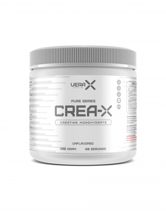 VERA-X NUTRITION CREATINE MONOHYDRATE CREA-X UNFLAVORED | 300 GR | 60 SERVİS