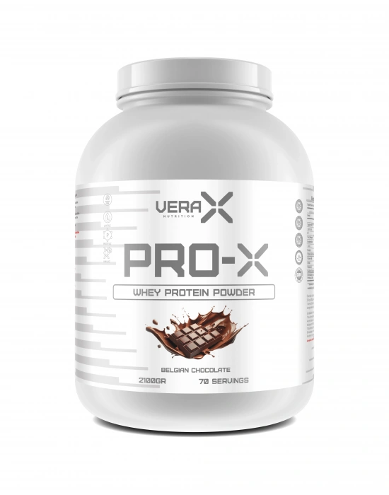 VERA-X NUTRITION WHEY PROTEIN PRO-X BELGIAN CHOCOLATE 2100 GR | 70 SERVİS