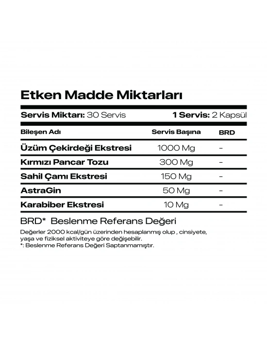 VERA-X NUTRITION KDNY-X KIDNEY HEALTH SUPPORTER | 60 KAPSÜL | 30 SERVİS