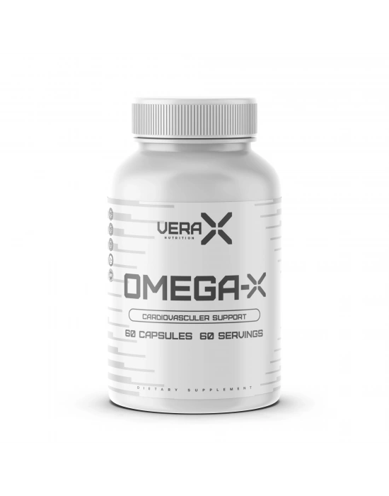 VERA-X NUTRITION OMEGA-X CARDIOVASCULAR SUPPORT | 60 KAPSÜL | 30 SERVİS