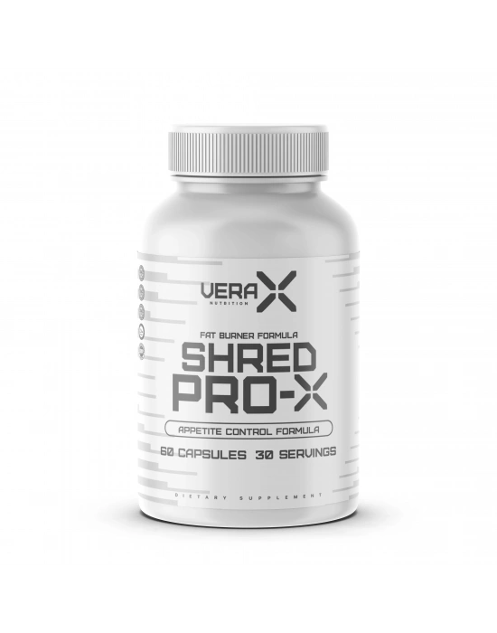VERA-X NUTRITION SHRED PRO X | APPETITE CONTROL FORMULA | 60 KAPSÜL | 30 SERVİS