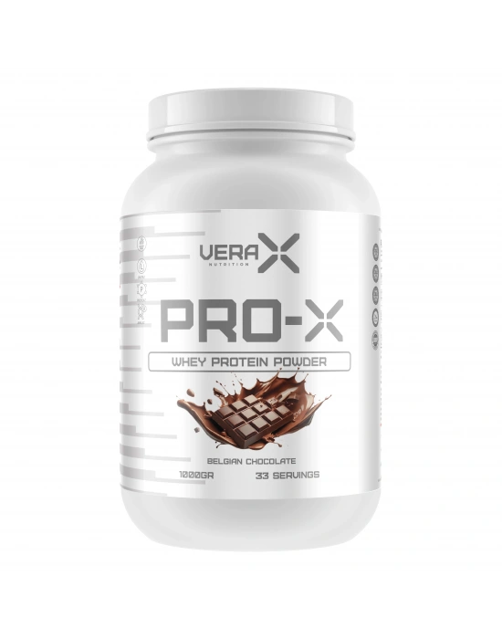 VERA-X NUTRITION WHEY PROTEIN PRO-X BELGIAN CHOCOLATE 1000 GR | 33 SERVİS