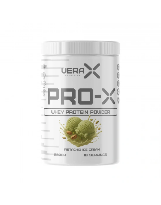 VERA-X NUTRITION WHEY PROTEIN PRO-X PISTACHIO ICE CREAM 500 GR | 16 SERVİS