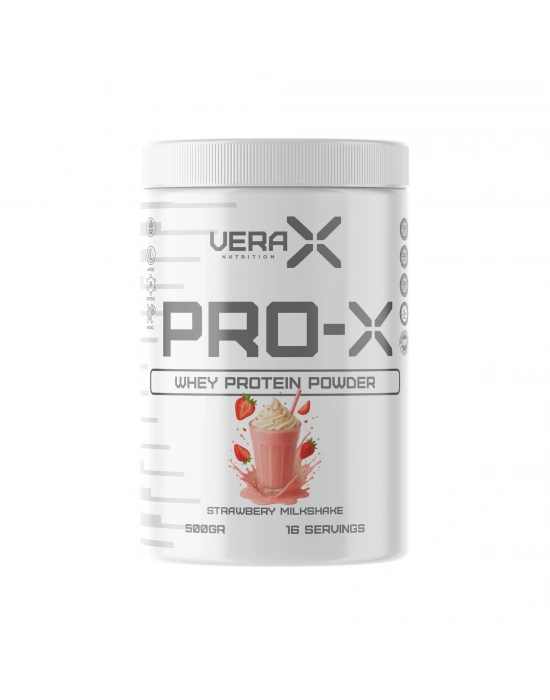 VERA-X NUTRITION WHEY PROTEIN PRO-X STRAWBERRY MILKSHAKE 1000 GR | 33 SERVİS