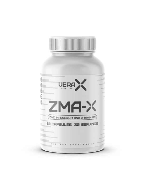 VERA-X NUTRITION ZMA-X | ZINC, MAGNESIUM & VITAMIN B6 | 60 KAPSÜL | 30 SERVİS
