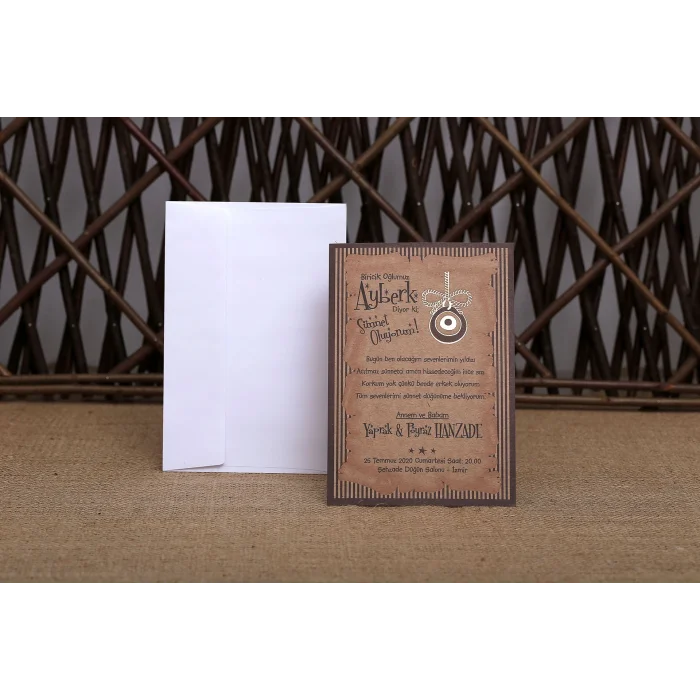 Aras Sünnet Davetiyesi 4856 (100 Adet)