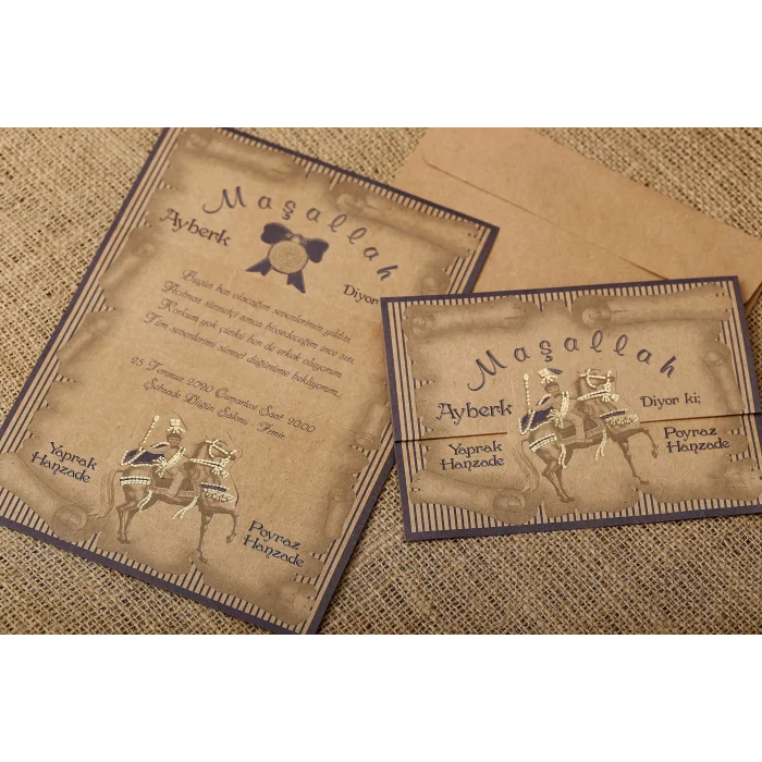 Aras Sünnet Davetiyesi 4859 (100 Adet)