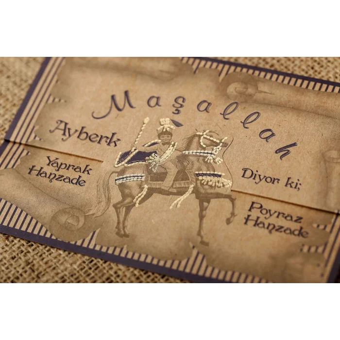 Aras Sünnet Davetiyesi 4859 (100 Adet)