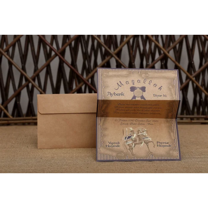 Aras Sünnet Davetiyesi 4859 (100 Adet)