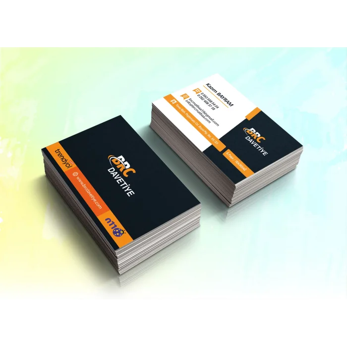 CYM Çift Yön Baskılı Kartvizit