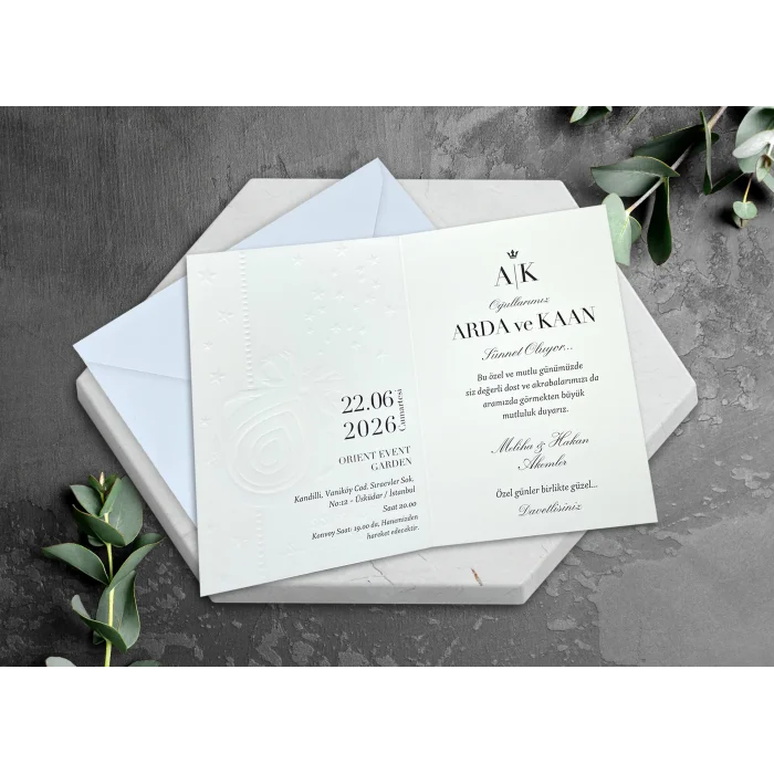 Egehan Sünnet Davetiyesi 1132