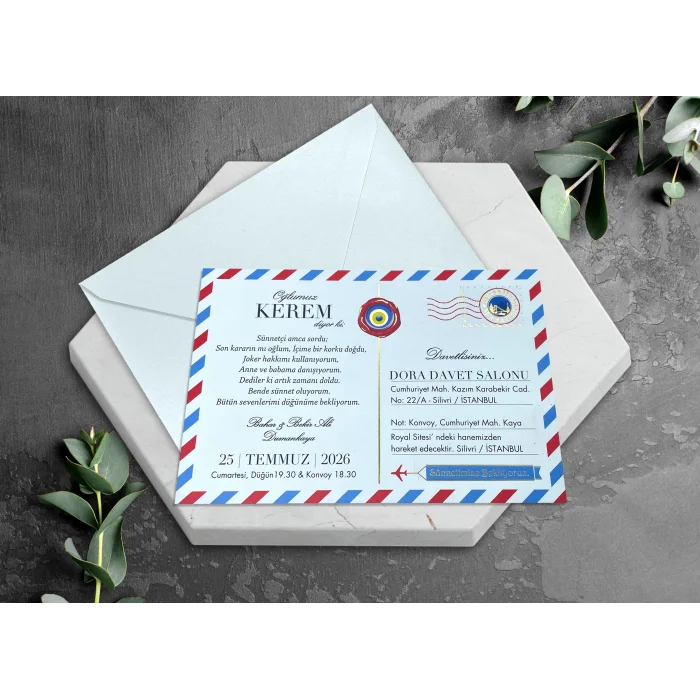 Egehan Sünnet Davetiyesi 1196