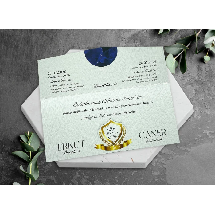 Egehan Sünnet Davetiyesi 1263