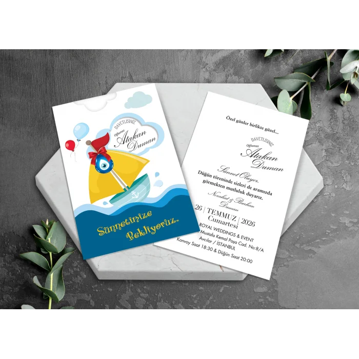 Egehan Sünnet Davetiyesi 1266