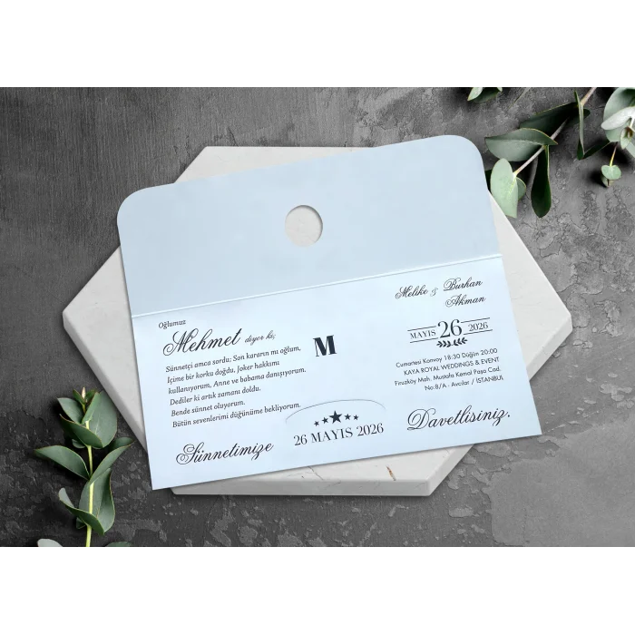 Egehan Sünnet Davetiyesi 1278