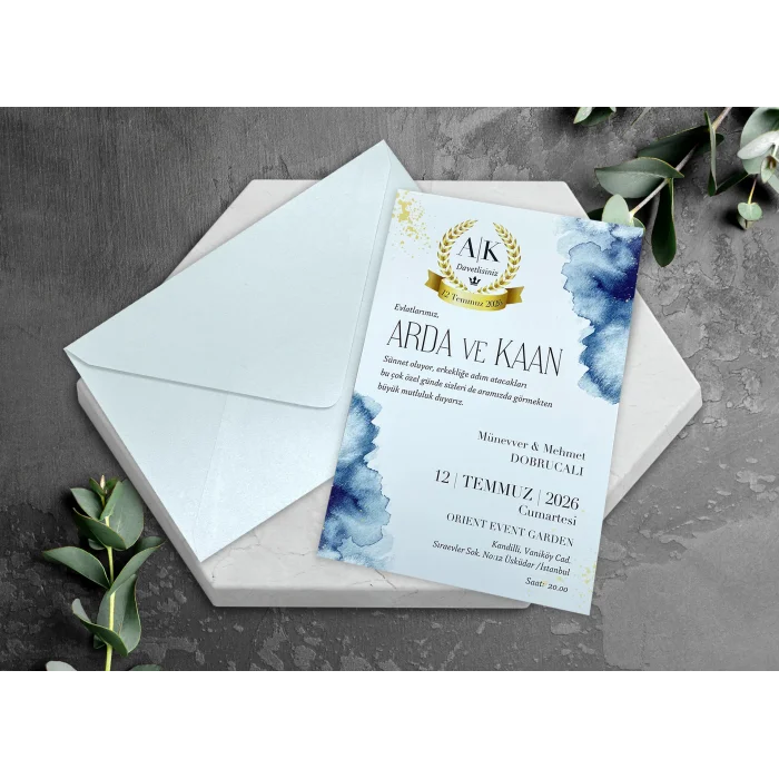 Egehan Sünnet Davetiyesi 1279