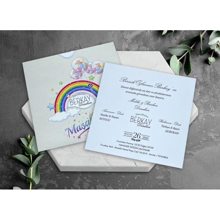 Egehan Sünnet Davetiyesi 1281