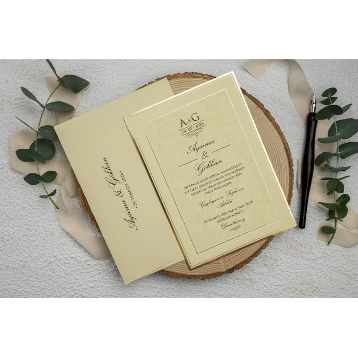 Ekonom Düğün Davetiyesi 9132