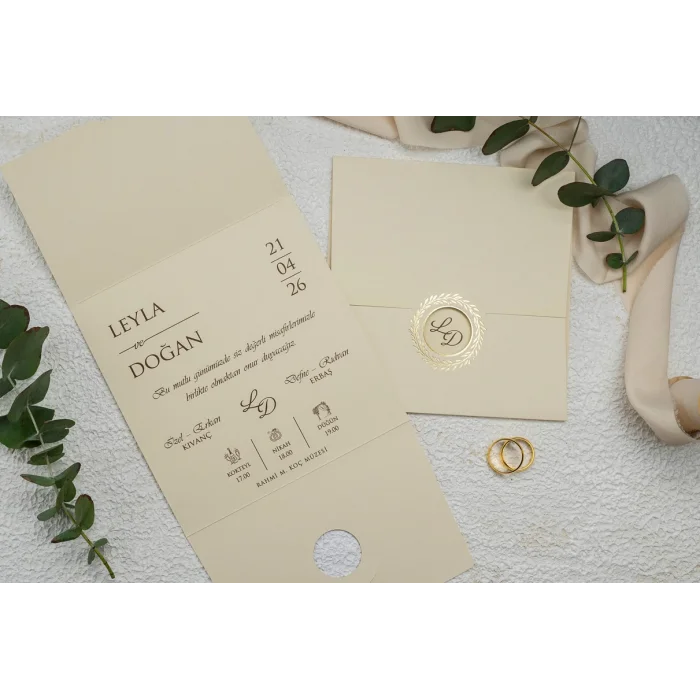 Ekonom Düğün Davetiyesi 9149