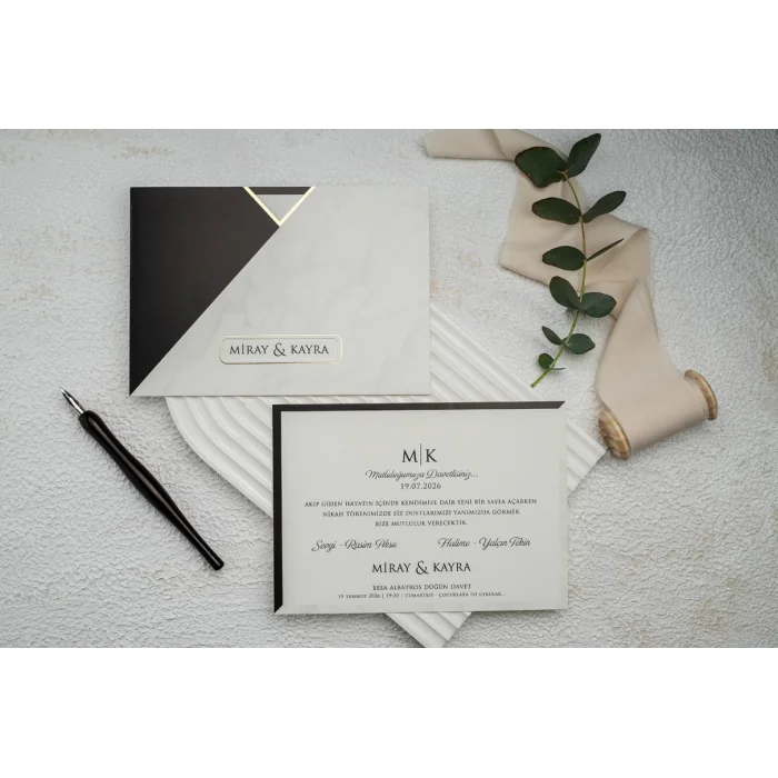 Ekonom Düğün Davetiyesi 9152
