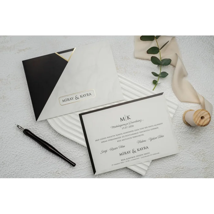 Ekonom Düğün Davetiyesi 9152