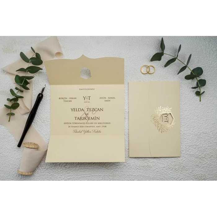 Ekonom Düğün Davetiyesi 9158