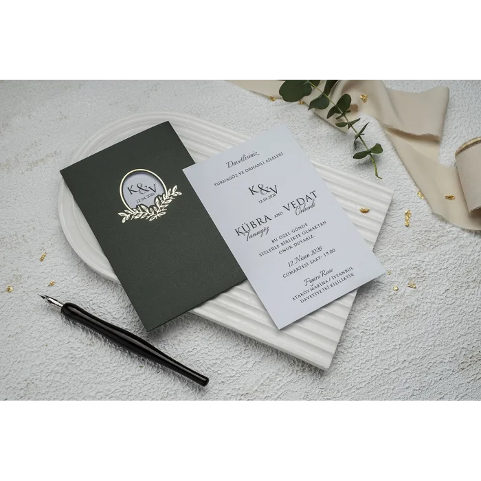 Ekonom Düğün Davetiyesi 9163