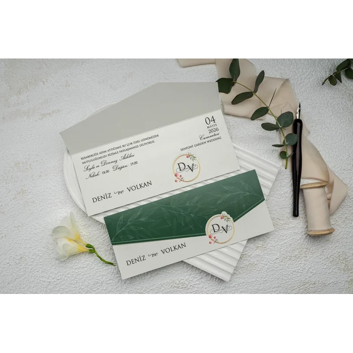 Ekonom Düğün Davetiyesi 9177
