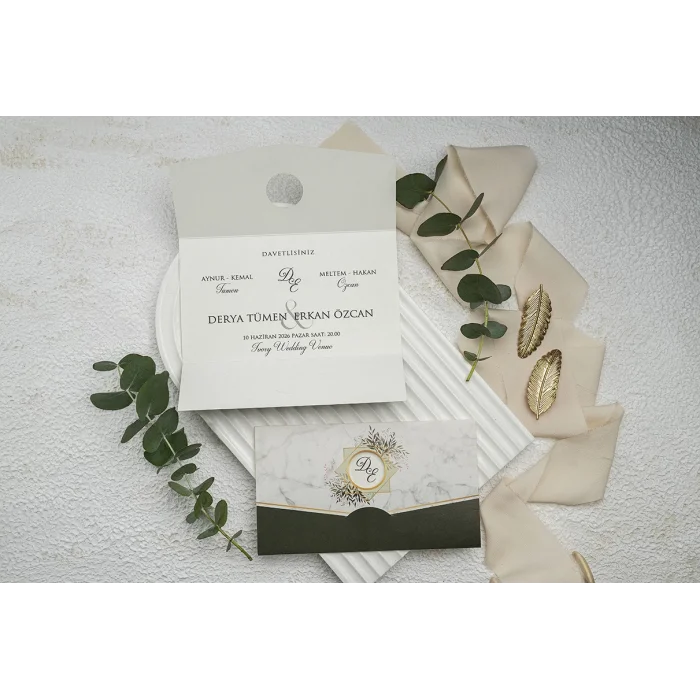 Ekonom Düğün Davetiyesi 9165