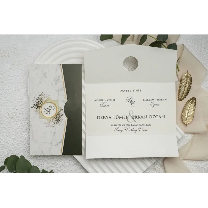 Ekonom Düğün Davetiyesi 9165