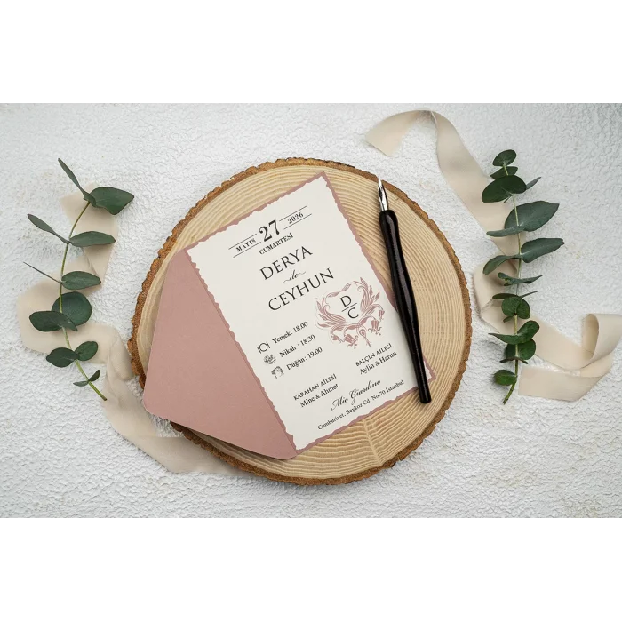 Ekonom Düğün Davetiyesi 9225