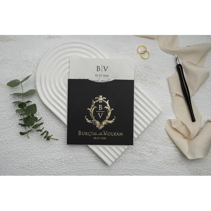 Ekonom Düğün Davetiyesi 9236