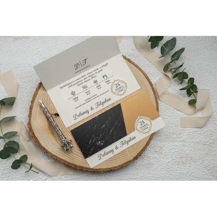 Ekonom Düğün Davetiyesi 9243