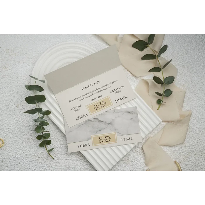 Ekonom Düğün Davetiyesi 9244