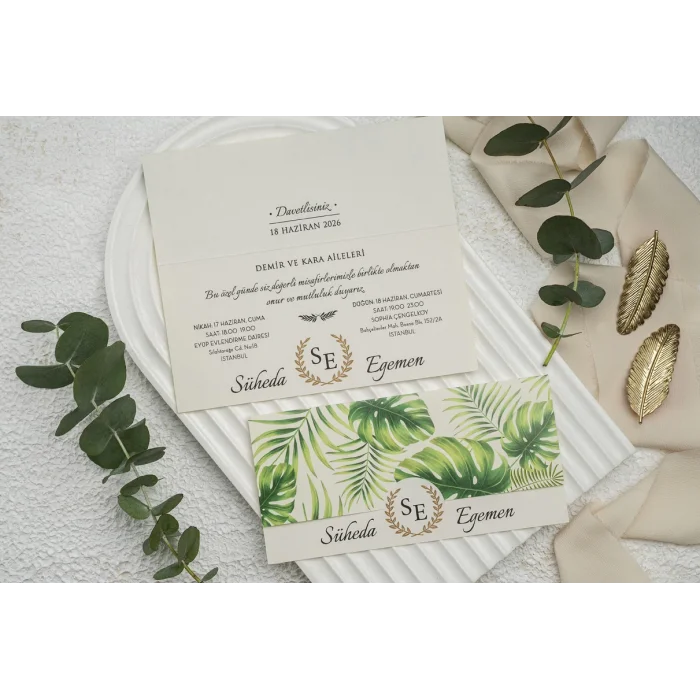 Ekonom Düğün Davetiyesi 9246