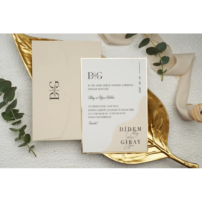 Ekonom Düğün Davetiyesi 9249