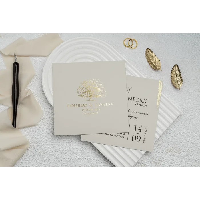 Ekonom Düğün Davetiyesi 9256