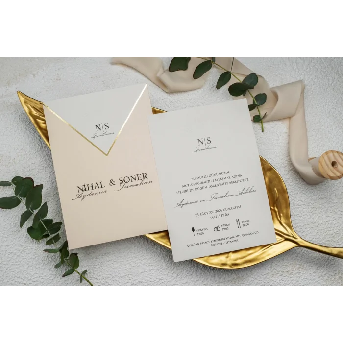 Ekonom Düğün Davetiyesi 9257