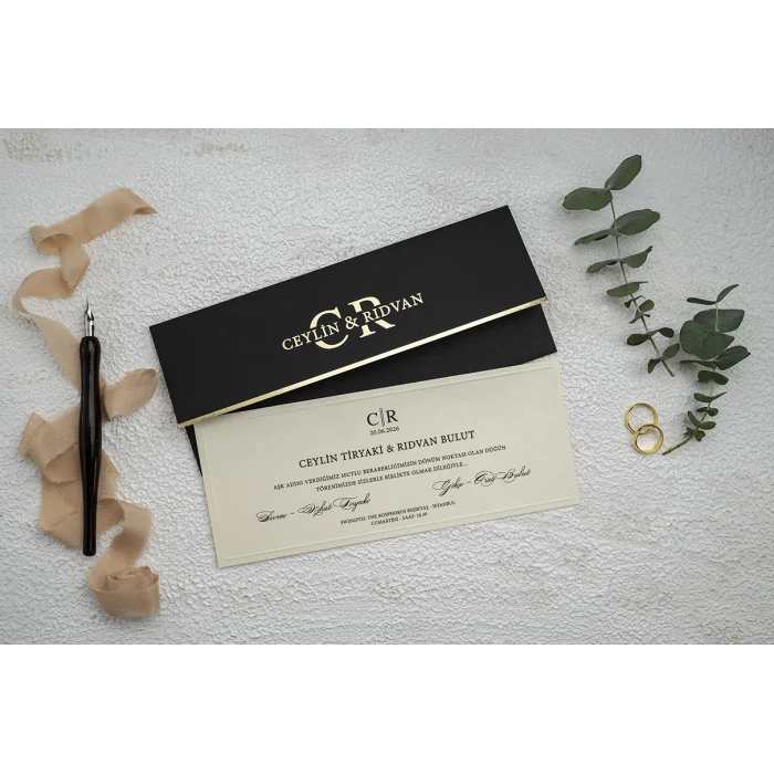 Ekonom Düğün Davetiyesi 9259