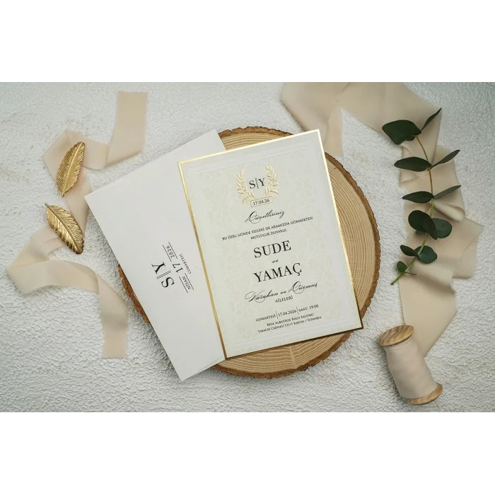 Ekonom Düğün Davetiyesi 9264