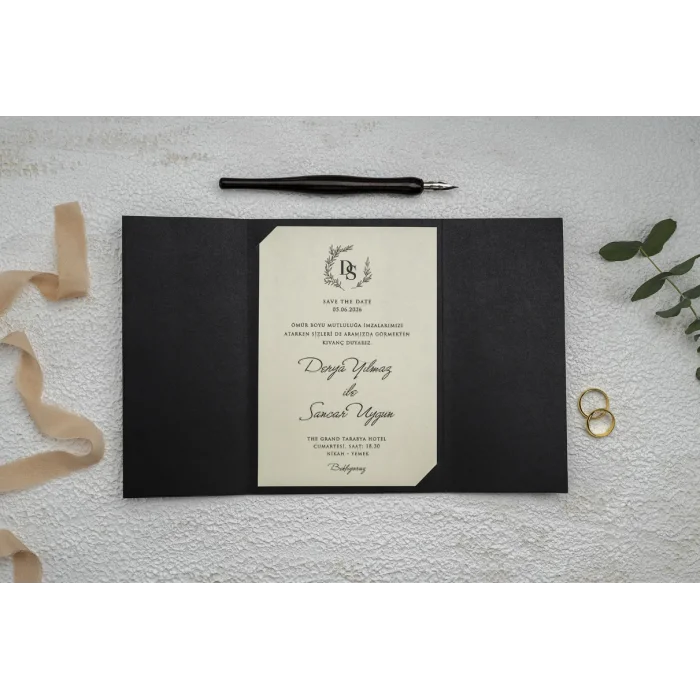 Ekonom Düğün Davetiyesi 9266