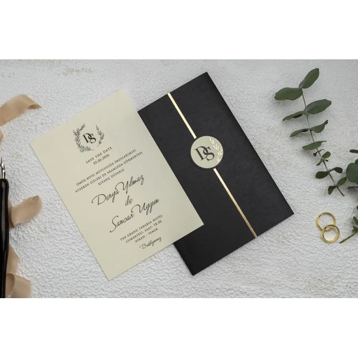 Ekonom Düğün Davetiyesi 9266