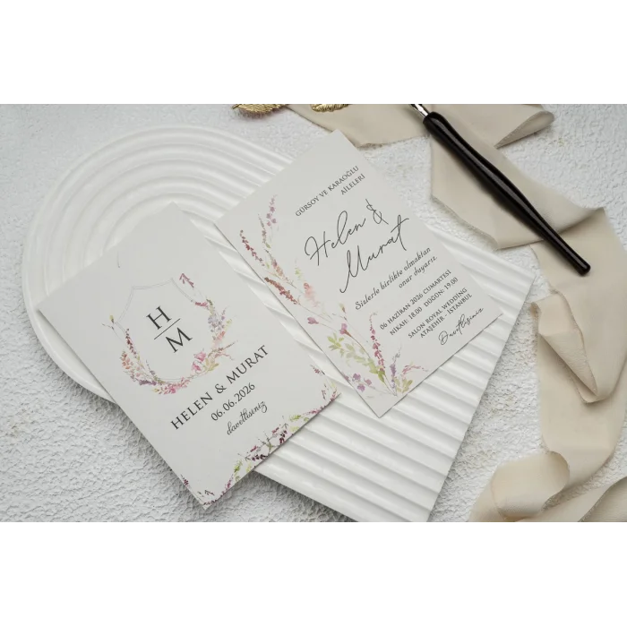 Ekonom Düğün Davetiyesi 9268