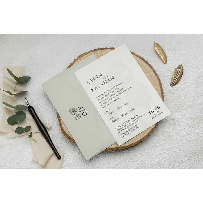 Ekonom Düğün Davetiyesi 9269