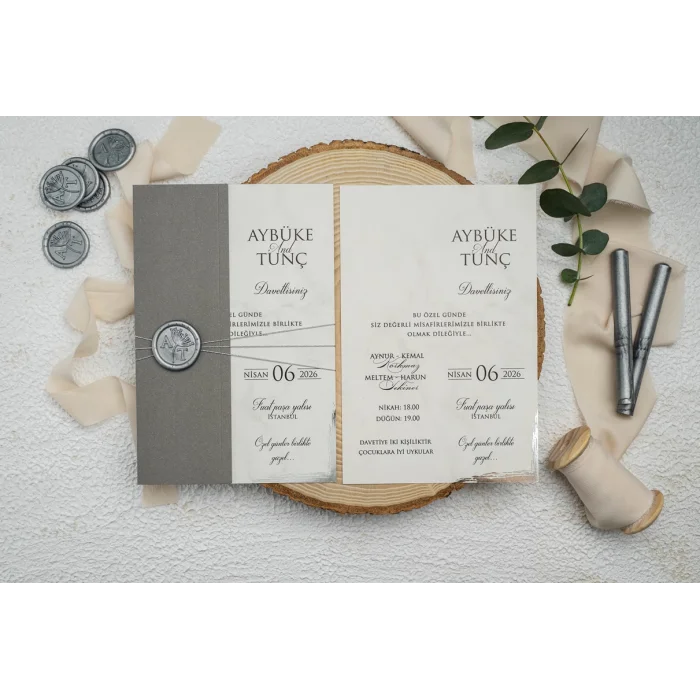 Ekonom Düğün Davetiyesi 9276 Mühürsüz Fiyatı