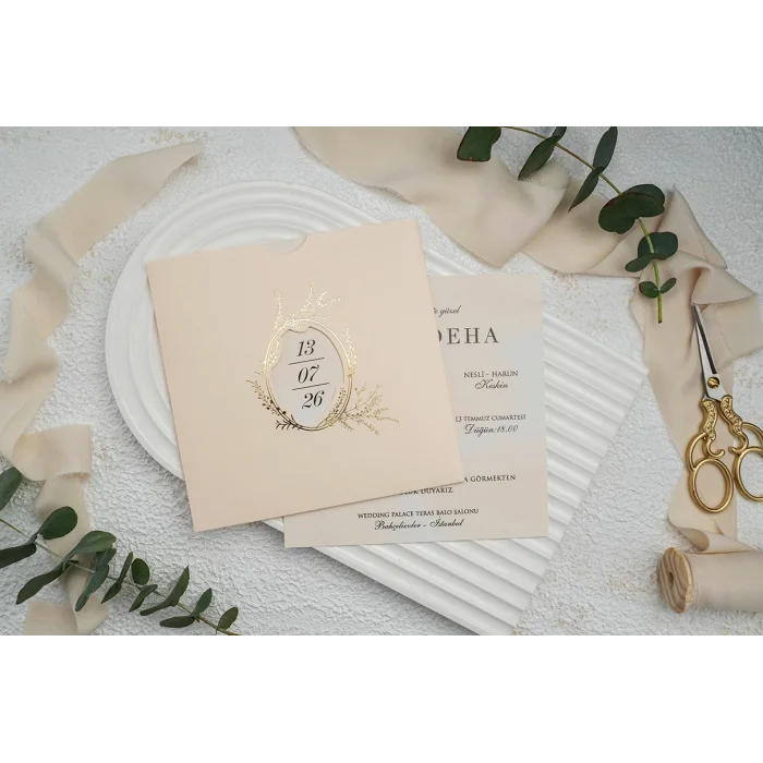 Ekonom Düğün Davetiyesi 9285