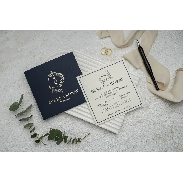 Ekonom Düğün Davetiyesi 9287