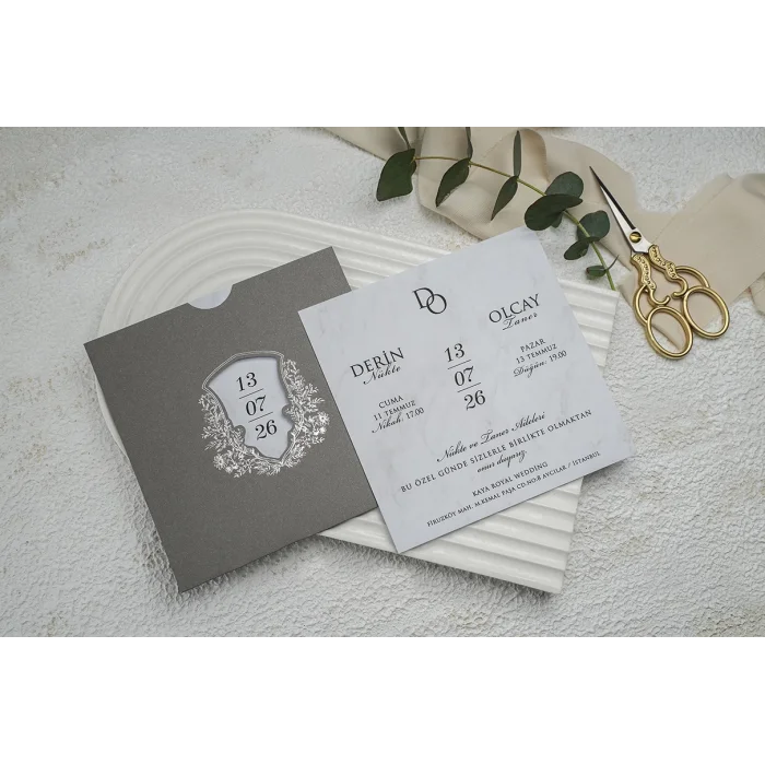 Ekonom Düğün Davetiyesi 9291