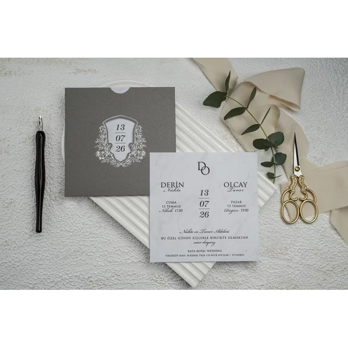 Ekonom Düğün Davetiyesi 9291