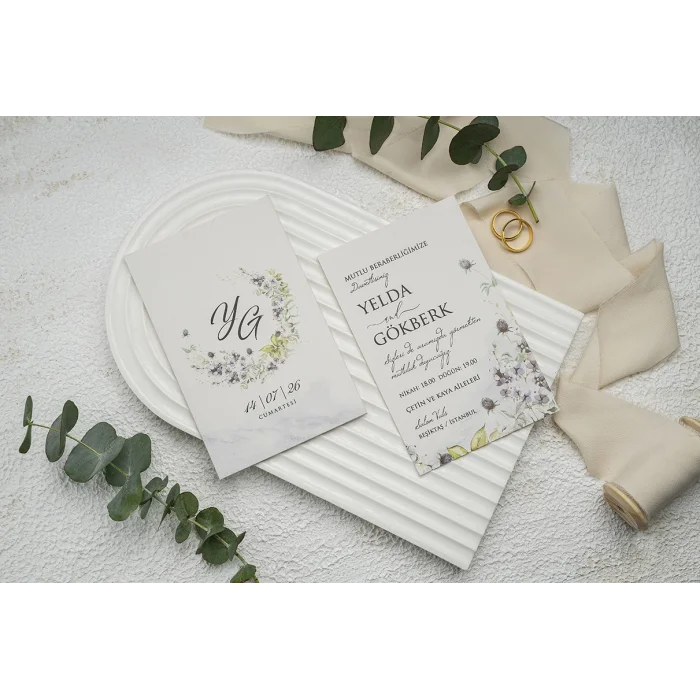 Ekonom Düğün Davetiyesi 9292